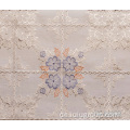 Hotel White Square Lilac Cutting Navy Tischdecke